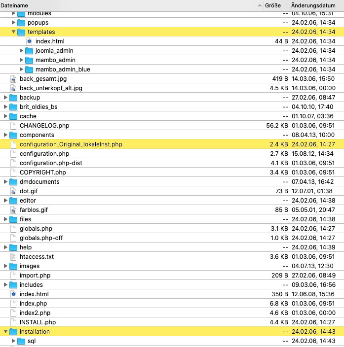 mg treff dateiverzeichnis